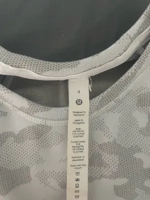 Lululemon grey camo top  thumbnail 3