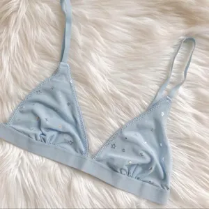 Light blue star bralette, brand new with tags thumbnail 2