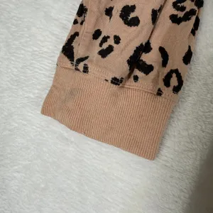 Victoria's Secret Heavenly by Womens Leopard Heart Print Pajama Top Tan Large‎ thumbnail 8