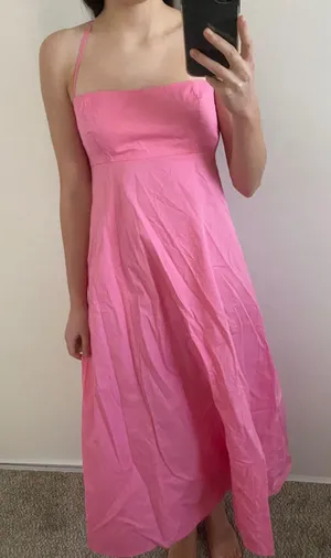 Amazon Hot Pink Maxi Dress thumbnail 1
