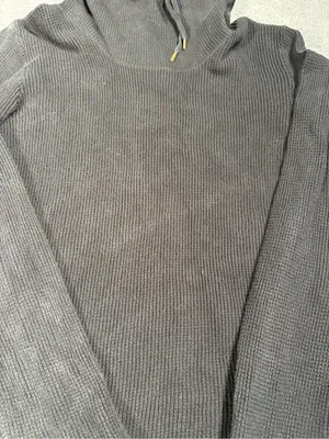 Lauren Ralph Lauren black Funnel Neck Knit Sweater medium thumbnail 3