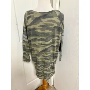 Torrid Camo Striped Raglan Tee B3 thumbnail 4