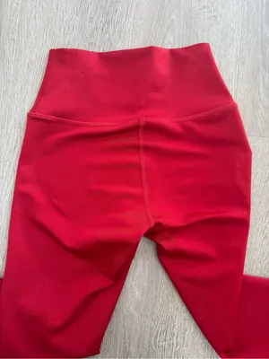 ALO Yoga Red Airlift Full Length Leggings thumbnail 3