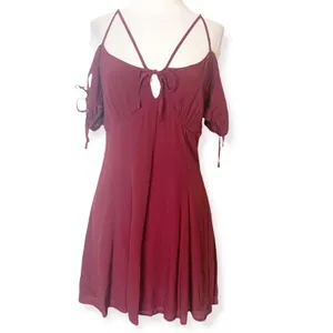 Majorelle whisper mini dress sz M cold shoulder strappy‎ revolve thumbnail 5