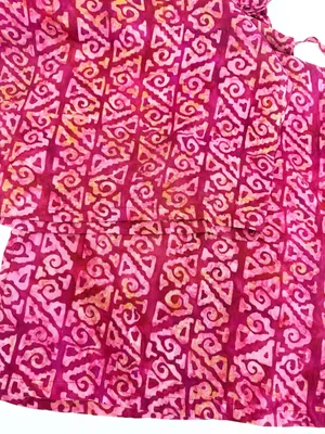 Soft Surroundings Poppy Wide Leg Jumpsuit Rosella Pink Fuchsia Boho Coastal thumbnail 9