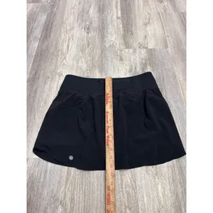 Athleta Run With It 14" Skort Black Athletic Running Tennis Skirt Women Medium thumbnail 6