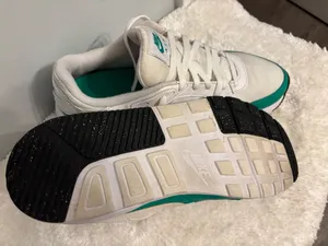 Green and white Nike Sz. 12 athletic or casual running shoes thumbnail 6