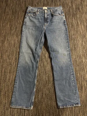 Agolde High Rise Vintage Straight Leg Jeans Medium Wash Size 29 thumbnail 1