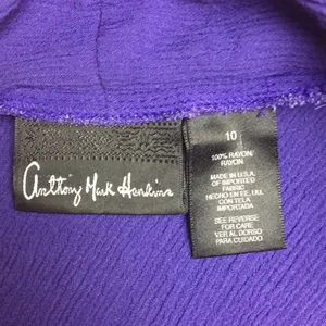 80s VINTAGE PURPLE FUNKY CARDIGAN thumbnail 2