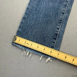 MOTHER The Hustler Ankle Fray Jeans Blue High Rise Bootcut Flare Size 23 thumbnail 10