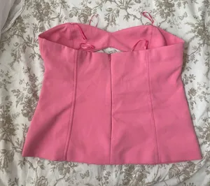 ZARA Pink Corset Top thumbnail 3