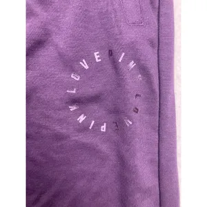 PINK Victoria's Secret Butter Soft French Terry Jogger‎ Women M Purple New thumbnail 2