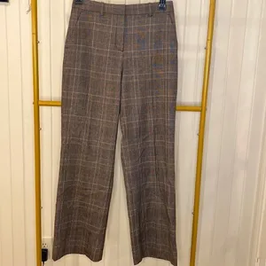 Zara Plaid Gaucho Pants thumbnail 2