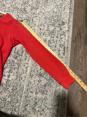 Nike Women’s Red Swoosh Logo Crewneck Sweatshirt thumbnail 6