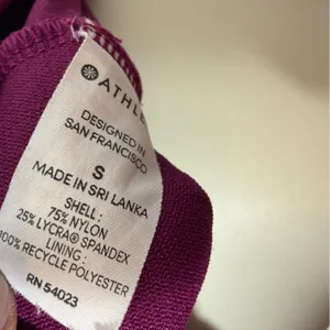 Athleta Tankini Swim Top Plum Purple Swim Adjustable Strappy S Athletic Beach thumbnail 5