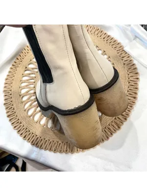Free People James Chelsea Boot in White With Thick Lug Sole Size EU 38 thumbnail 7