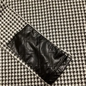 Tyler Boe houndstooth dress With Leather Detail Size XS thumbnail 5