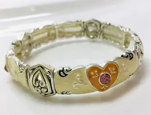 Stretch Bangle Bracelet Orange thumbnail 2