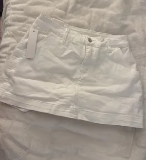 Jean Skort White thumbnail 1