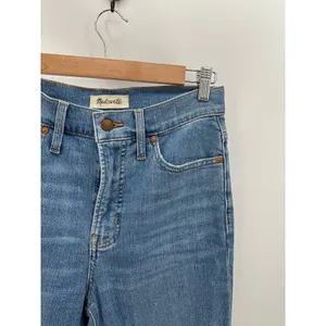 Madewell The Perfect Vintage Jean Women 26 Blue Medium Wash Raw Hem CKP461199646 thumbnail 4