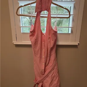 Nwt Anthropologie Maeve Seersucker Halter Romper thumbnail 2