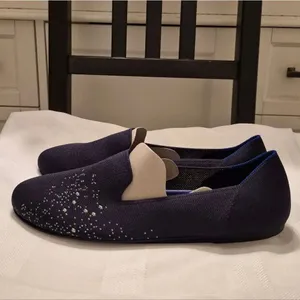 NWOB Rothy's Navy Blue Pisces Loafer Shoes thumbnail 8