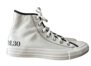 Converse By You High Top Shoe Sneaker‎ Womens 7.5 White Brown Wellness Club thumbnail 1