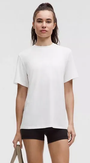 NWT Lululemon Jersey Training Short Sleeve - White - 8 thumbnail 1