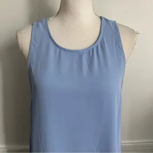 Amanda Uprichard for Le Tote • Light Blue Sleeveless Swing Dress thumbnail 4