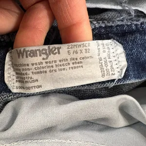 Wrangler Mom Straight Jeans Classic Blue Women's Jeans 5/6 thumbnail 8