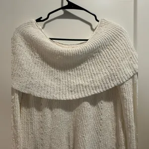 Anthropologie‎ Moth Lucerne Off-the-Shoulder Sweater Cream White Size M thumbnail 7