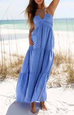 These Three Boutique Blue Maxi Dress thumbnail 1