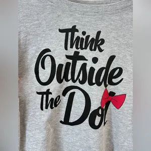 Final price Disney Women's Shirt - Minnie Think Outside The Dot Sweatshirt thumbnail 3