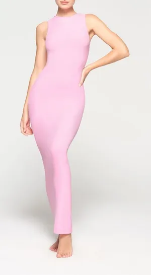 SKIMS Soft Lounge Sleeveless Dress in Pink NWT thumbnail 1