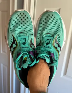 Saucony Women's Ride 15 Teal Green Running Athletic Shoes Size: 9.5 thumbnail 7