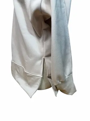 Women's Oversized Tan Crewneck Pullover Sweatshirt Size L #260202 thumbnail 3