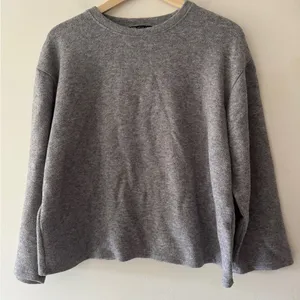 Zara Gray Pullover‎ Sweater Sweatshirt Top thumbnail 1