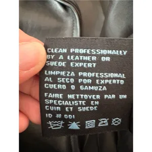 Nine West Soft Genuine Leather Jacket Black Zip Front Women M thumbnail 5