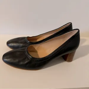 Clark’s Black‎ Leather Grace Isabella Comfort Stackable Heels thumbnail 8
