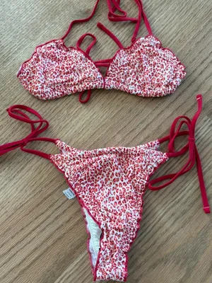 Frankie’s bikinis set red leopard thumbnail 1