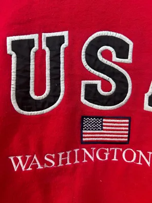 Vintage red USA crewneck Size M thumbnail 4