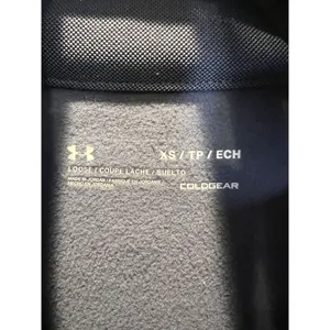 NWT Under Armour Shimmering Lined Fleece Tunic‎ Sweatshirt Sz XS Purple/Gray thumbnail 5