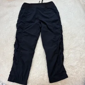 Prana Womens Black Capris 22" Hiking Gorpcore Outdoors Athletic Casual Sz 2 thumbnail 3
