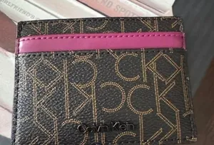 Calvin Klein Slim card holder with thumbnail 1