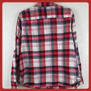 Tommy Hilfiger Women's Plaid Button Down Long Sleeve Shirt‎ Size M thumbnail 4
