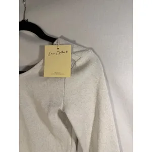 Easy Clothes Grey Ribbed Open Back Bodysuit Gold Button Cuffs SK13040 S/M thumbnail 3