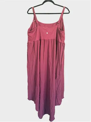 2X Halara Breezeful Asymmetric Crossover Hem 2-Piece Flowy Midi Quick Dry Dress thumbnail 4