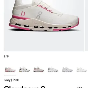 On Cloudnova 2 pink running shoes 9.5 thumbnail 2