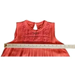 O'Neill Dress Womens Small Orange‎ Solid Relaxed thumbnail 7
