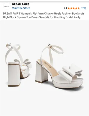 Dream Paris white bow heels thumbnail 2
